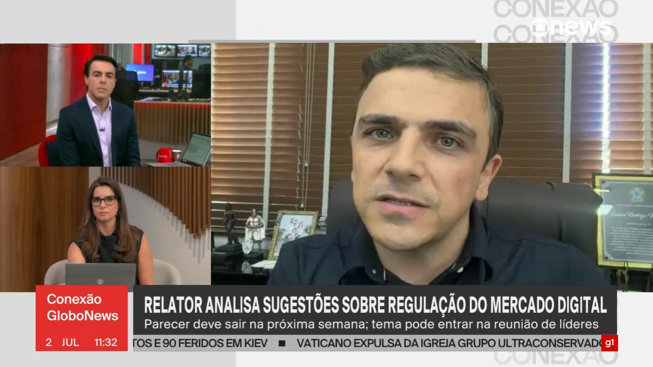 Aliel Machado concedeu entrevista à Globo News sobre o projeto