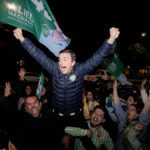 Comemoração da reeleição de Aliel Machado